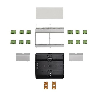 Phoenix Contact Vented Enclosure Type BC Series , 89.7 x 107.6 x 62.2mm, Polycarbonate DIN Rail Enclosure Kit