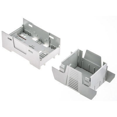 Phoenix Contact Vented Enclosure Type EH 45 FLAT DEV-KIT KMGY Series , 75.4 x 45 x 53.5mm, ABS DIN Rail Enclosure Kit