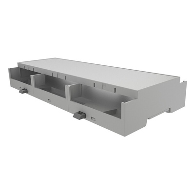 Italtronic DIN Rail Enclosure Enclosure Type 12M XTS Compact Series , 90 x 32.2mm, ABS DIN Rail Enclosure
