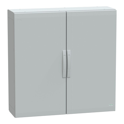 Schneider Electric Thalassa PLA Series PET Double-Door-Door Floor Standing Enclosure, Opaque Door, IP65, 1000 x 1000 x