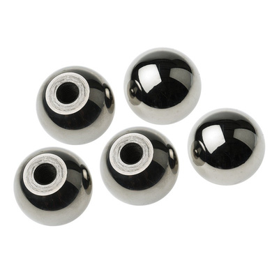 RS PRO Silver Ball Clamping Knob, M10