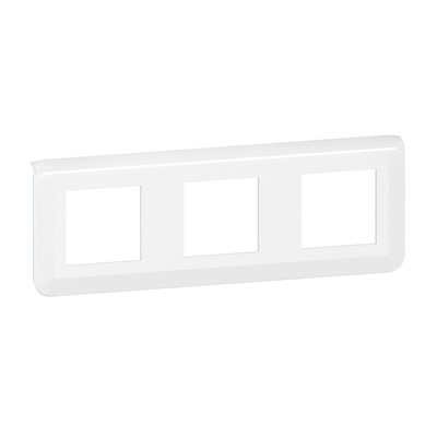 Legrand White 3 Gang Faceplate & Mounting Plate