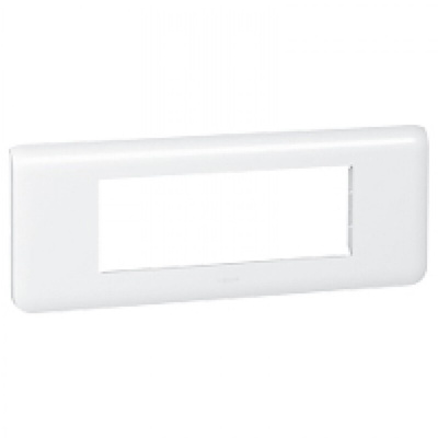 Legrand White 6 Gang Faceplate & Mounting Plate