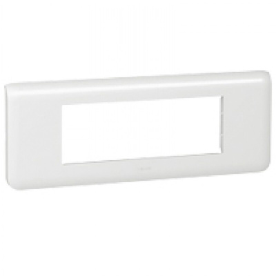 Legrand White 6 Gang Faceplate & Mounting Plate