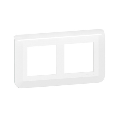 Legrand White 2 Gang Faceplate & Mounting Plate