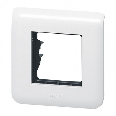 Legrand White 2 Gang Faceplate & Mounting Plate