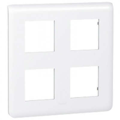 Legrand White 2 Gang Faceplate & Mounting Plate