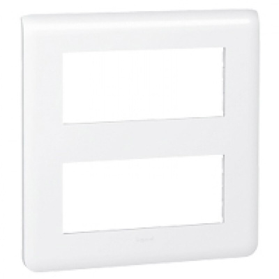 Legrand White 2 Gang Faceplate & Mounting Plate