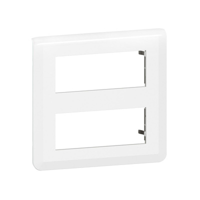 Legrand White 2 Gang Faceplate & Mounting Plate