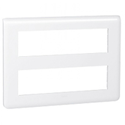 Legrand White 2 Gang Faceplate & Mounting Plate