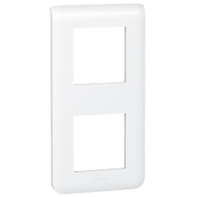 Legrand White 2 Gang Faceplate & Mounting Plate