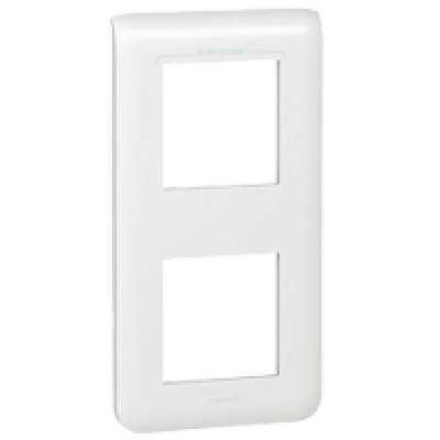 Legrand White 2 Gang Faceplate & Mounting Plate