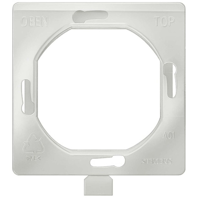 Siemens White Schuko Buchse Faceplate & Mounting Plate