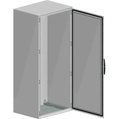 Schneider Electric Spacial SM Series Sheet Steel Single-Door-Door Floor Standing Enclosure, Opaque Door, IP55, 1800 x