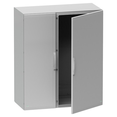 Schneider Electric NSYPLA Series Double-Door-Door Floor Standing Enclosure, IP65, 1250 x 1250 x 320mm