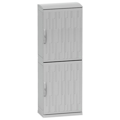 Schneider Electric NSYPLA Series Double-Door-Door Floor Standing Enclosure, IP65, 2000 x 750 x 420mm