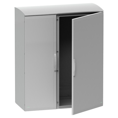 Schneider Electric NSYPLA Series Double-Door-Door Floor Standing Enclosure, IP44, 1250 x 1250 x 320mm