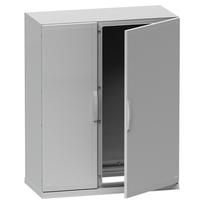Schneider Electric NSYPLA Series Double-Door-Door Floor Standing Enclosure, IP54, 1000 x 1000 x 320mm