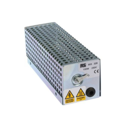 RS PRO Enclosure Heater, 110V ac, 150W Output, 150W Input, 280°C, 70mm x 67mm x 191mm