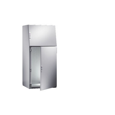 Rittal TP Series Sheet Steel Single-Door-Door Floor Standing Enclosure, Opaque Door, IP55, 1300 x 600 x 417.5mm