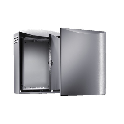Rittal CS Series Aluminium Single-Door-Door Floor Standing Enclosure, Opaque Door, IP55, 700 x 530 x 265mm