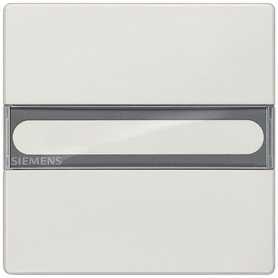 Siemens White Thermoplastic Faceplate & Mounting Plate