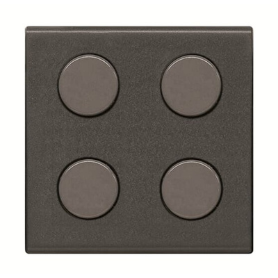ABB 4 Gang Plastic Cover Plate