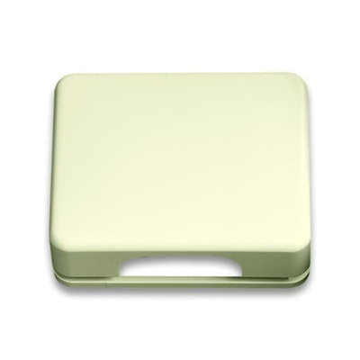 ABB White 1 Gang Plastic Kabel Cover Plate