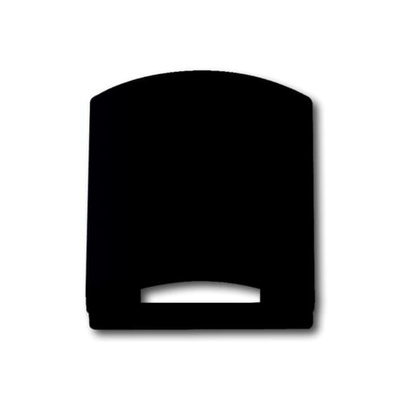 ABB Black 1 Gang Plastic Kabel Cover Plate