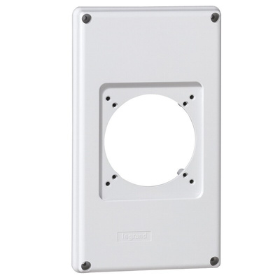 Legrand 1 Gang Plastic Faceplate