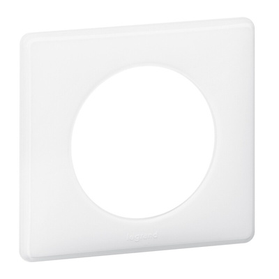 Legrand White 1 Gang Plastic Gang Plate