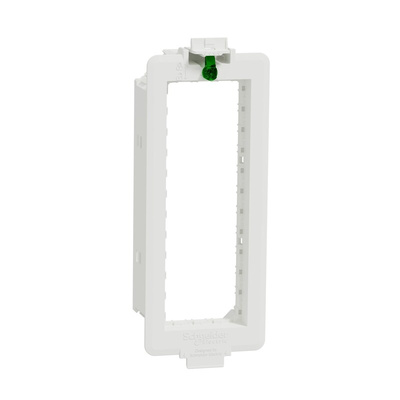 Schneider Electric White Cover Plate Plastic Mounting Frame