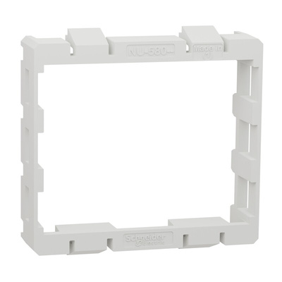 Schneider Electric White Cover Plate Mounting Frame