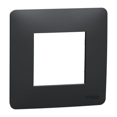 RAL 7021 Black Grey 1 Gang Cover Plate Thermoplastic Cover Plate