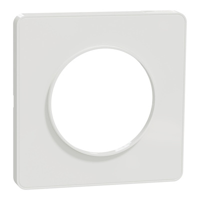 White 1 Gang Cover Plate Thermoplastic Cover Plate