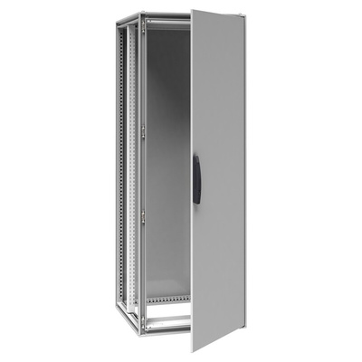 Schneider Electric PrismaSeT Series Galvanised Steel Single-Door-Door Floor Standing Enclosure, IP55, 2000 x 700 x 800mm