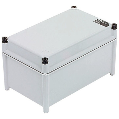 RS PRO Grey Fibreglass Enclosure, IP67, Grey Lid, 300 x 370 x 175mm