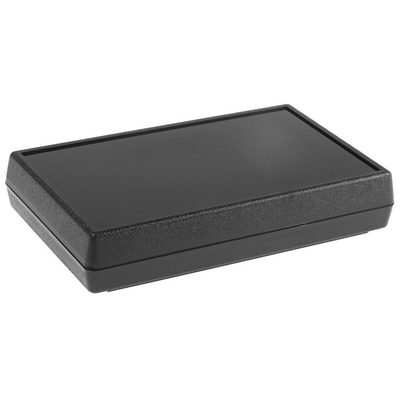 RS PRO Black ABS Handheld Enclosure, Integral Battery Compartment, 146.1 x 91.4 x 28.9mm