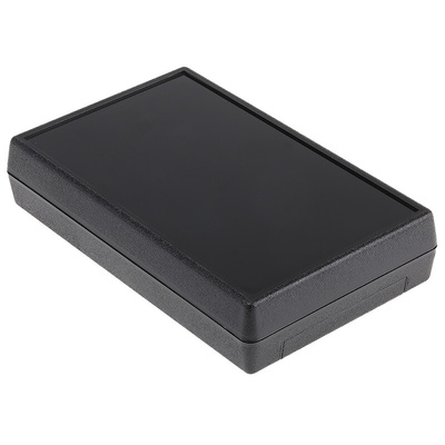 RS PRO Black ABS Handheld Enclosure, Integral Battery Compartment, 146.1 x 91.4 x 32.7mm