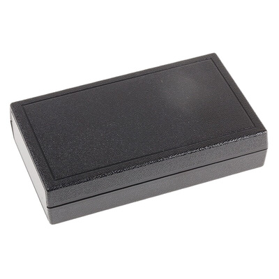 RS PRO Black ABS Handheld Enclosure, Integral Battery Compartment, 116.84 x 69.85 x 25.4mm