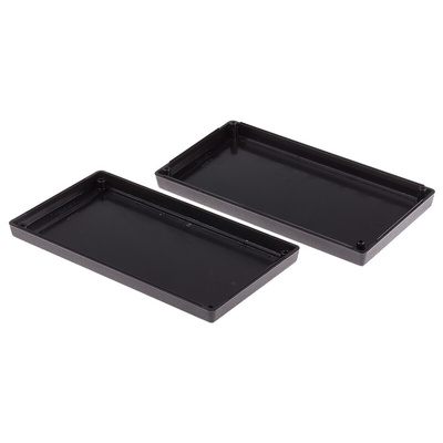 RS PRO Black ABS Handheld Enclosure, 190.5 x 101.6 x 28.9mm