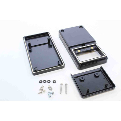 RS PRO ABS Hand Held Enclosure, Integral Battery Compartment, IP65, 130 x 68 x 25mm