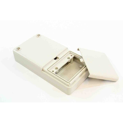 RS PRO ABS Hand Held Enclosure, Integral Battery Compartment, IP54, 130 x 68 x 25mm