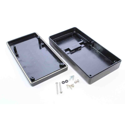 RS PRO ABS Hand Held Enclosure, Integral Battery Compartment, IP65, 160 x 84 x 30mm