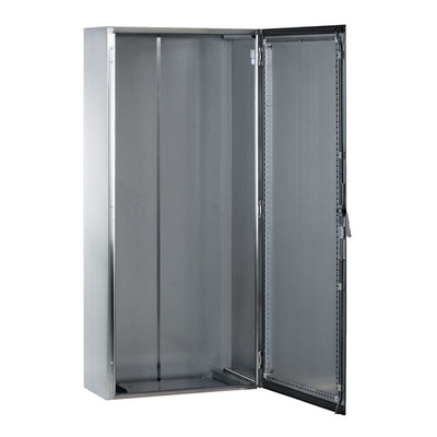 Schneider Electric NSYS Series Stainless Steel Double-Door-Door Floor Standing Enclosure, Opaque Door, IP55, 1400 x