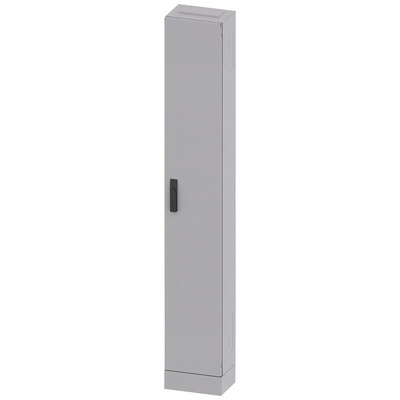 Siemens ALPHA 630 Series Steel Single-Door-Door Floor Standing Enclosure, Opaque Door, IP43, 1900 x 300 x 210mm