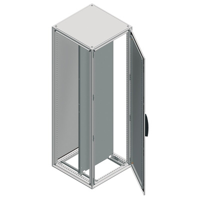 Schneider Electric NSYS Series Steel Single-Door-Door Floor Standing Enclosure, Opaque Door, IP55, 2000 x 1000 x 400mm