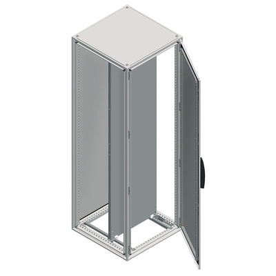 Schneider Electric NSY Series Galvanised Steel Single-Door-Door Floor Standing Enclosure, IP55, 2000x1000x600mm