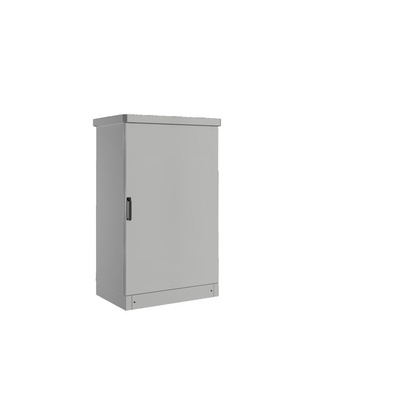 Rittal CS Series Aluminium Single-Door-Door Floor Standing Enclosure, Opaque Door, IP55, 1200 x 800 x 500mm