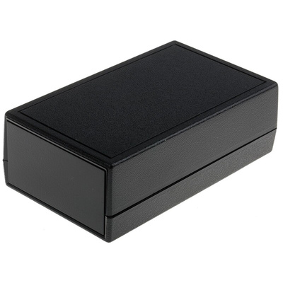RS PRO Black ABS Handheld Enclosure, Integral Battery Compartment, 116.84 x 68.95 x 38.1mm
